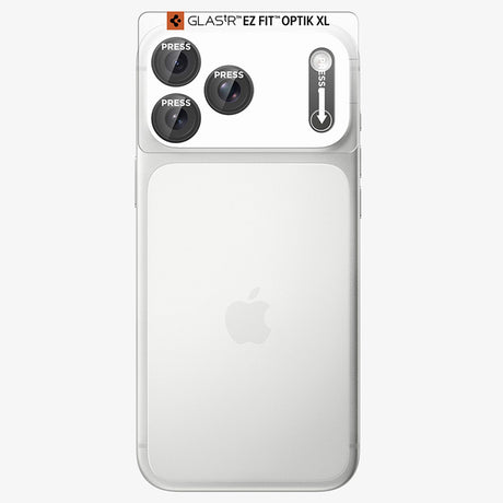 Folie de protectie Spigen Optik.tR EZ Fit Pro XL compatibil cu iPhone 18 Pro Max, Gri