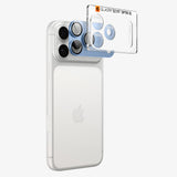 Folie de protectie Spigen Optik.tR EZ Fit Pro XL compatibil cu iPhone 18 Pro, Albastru