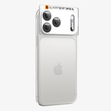 Folie de protectie Spigen Optik.tR EZ Fit Pro XL compatibil cu iPhone 18 Pro Max, Argintiu