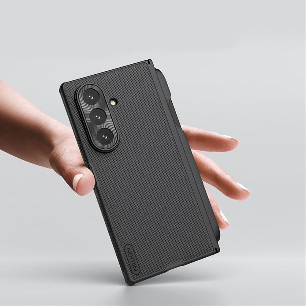 Husa de protectie Nillkin Super Frosted Shield compatibil cu Samsung Galaxy Z Fold7, Negru