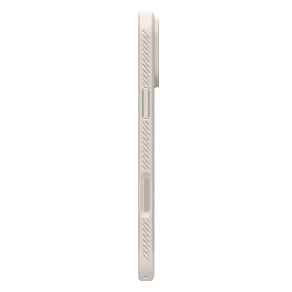 Husa pentru iPhone 18 Pro / iPhone 17 Pro - Spigen Liquid Air (ACS12152) - Natural Titanium