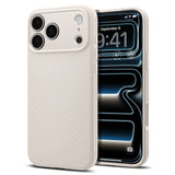 Husa pentru iPhone 18 Pro / iPhone 17 Pro - Spigen Liquid Air (ACS12152) - Natural Titanium