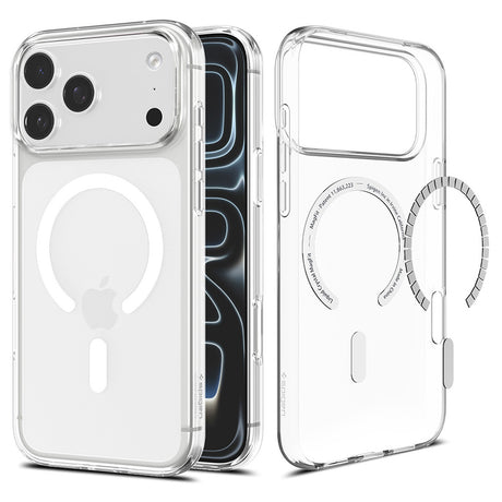 Husa de protectie Spigen Liquid Crystal compatibil cu iPhone 17 Pro Max / iPhone 18 Pro Max, Alb