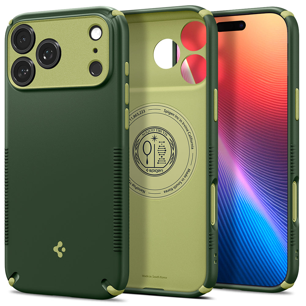 Husa de protectie Spigen Caseology Nano Pop compatibil cu iPhone 17 Pro Max / iPhone 18 Pro Max, Verde