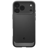 Husa de protectie Spigen Rugged Armor compatibil cu iPhone 17 Pro / iPhone 18 Pro, Negru