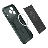 Husa de protectie Spigen Thin Fit compatibil cu iPhone 17 Pro / iPhone 18 Pro, Verde inchis