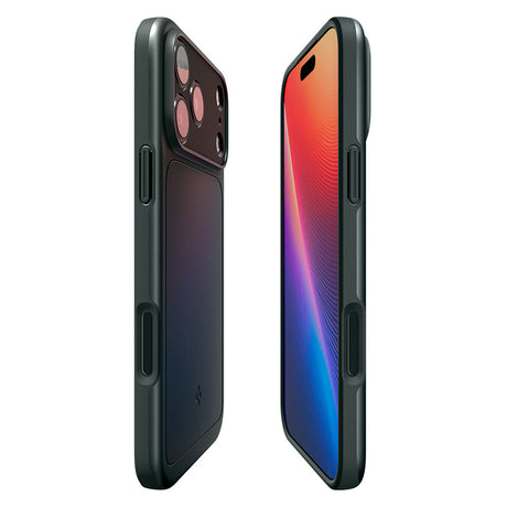 Husa de protectie Spigen Thin Fit compatibil cu iPhone 17 Pro / iPhone 18 Pro, Verde inchis
