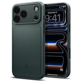 Husa de protectie Spigen Thin Fit compatibil cu iPhone 18 Pro Max / iPhone 17 Pro Max, Verde inchis