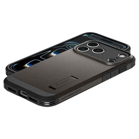 Husa de protectie Spigen Tough Armor compatibil cu iPhone 18 Pro / iPhone 17 Pro, Gri
