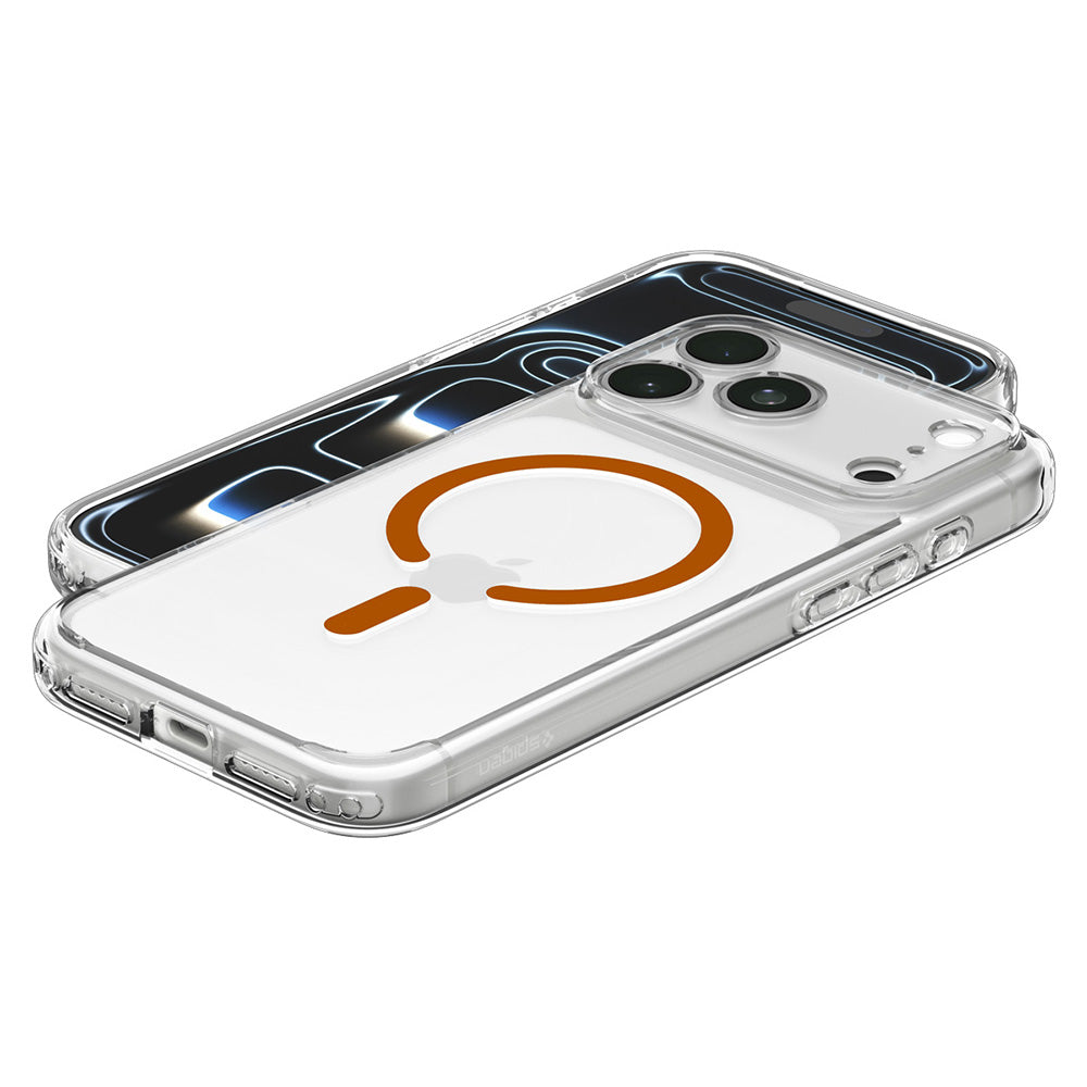 Husa de protectie Spigen Ultra Hybrid compatibil cu iPhone 17 Pro / iPhone 18 Pro, Portocaliu