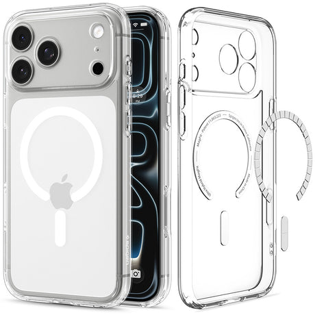 Husa de protectie Spigen Ultra Hybrid compatibil cu iPhone 17 Pro / iPhone 18 Pro, Alb