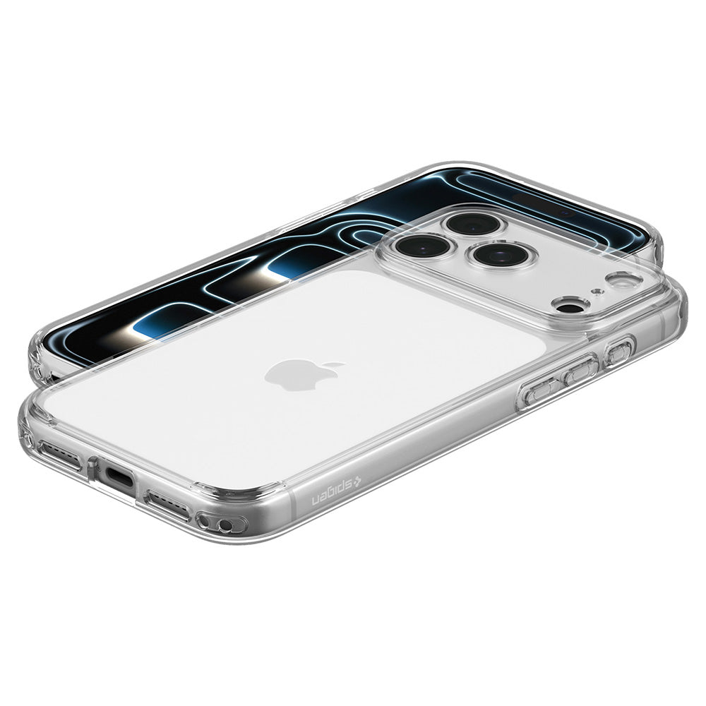 Husa de protectie Spigen Ultra Hybrid compatibil cu iPhone 17 Pro Max / iPhone 18 Pro Max, Transparent