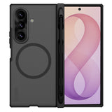 Husa de protectie Nillkin Super Frosted Shield Fold compatibil cu Samsung Galaxy Z Fold8 Ultra, Negru Transparent
