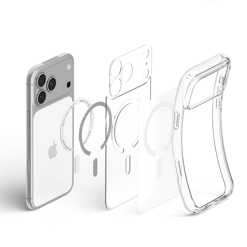 Husa de protectie Spigen Ultra Hybrid compatibil cu iPhone 17 Pro Max / iPhone 18 Pro Max, Alb