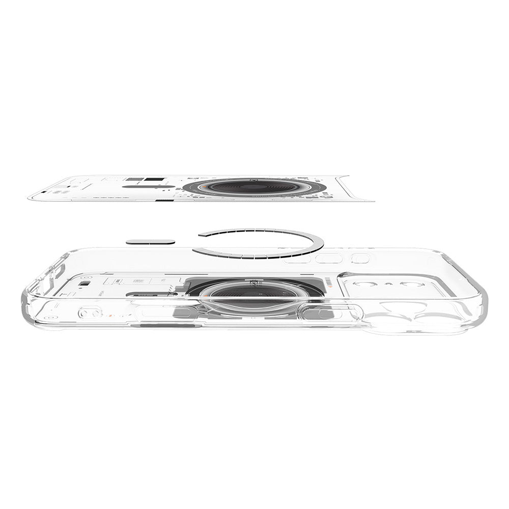 Husa de protectie Spigen Ultra Hybrid compatibil cu iPhone 17 Pro / iPhone 18 Pro, Gri