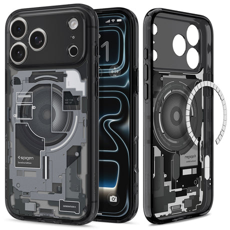 Husa de protectie Spigen Ultra Hybrid compatibil cu iPhone 17 Pro Max / iPhone 18 Pro Max, Negru