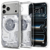Husa de protectie Spigen Ultra Hybrid compatibil cu iPhone 17 Pro / iPhone 18 Pro, Alb