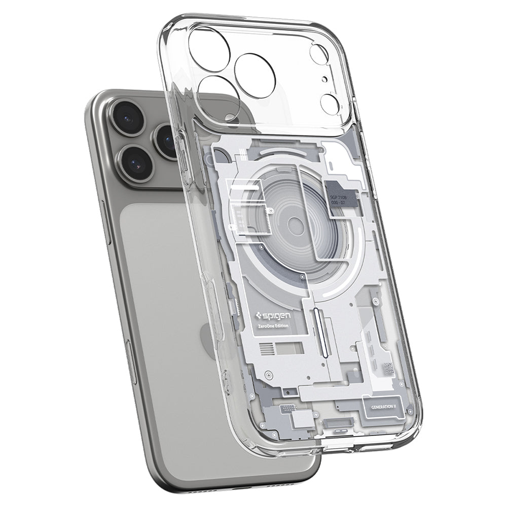 Husa de protectie Spigen Ultra Hybrid compatibil cu iPhone 17 Pro Max / iPhone 18 Pro Max, Alb