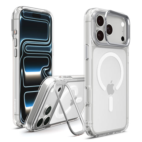 Husa de protectie Spigen Ultra Hybrid compatibil cu iPhone 17 Pro Max / iPhone 18 Pro Max, Argintiu