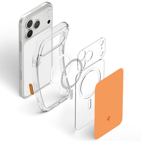 Husa de protectie Spigen Ultra Hybrid compatibil cu iPhone 17 Pro / iPhone 18 Pro, Portocaliu