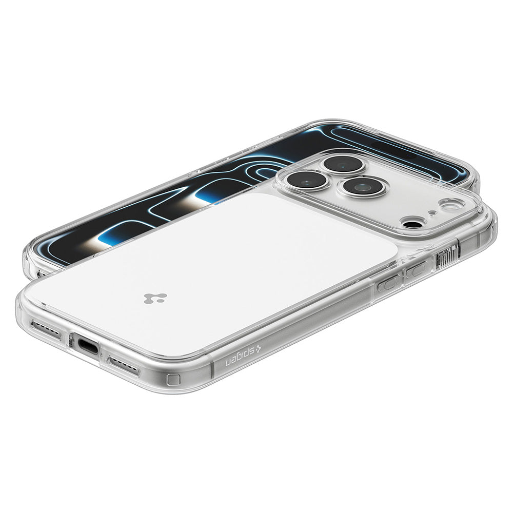 Husa de protectie Spigen Ultra Hybrid compatibil cu iPhone 17 Pro / iPhone 18 Pro, Alb