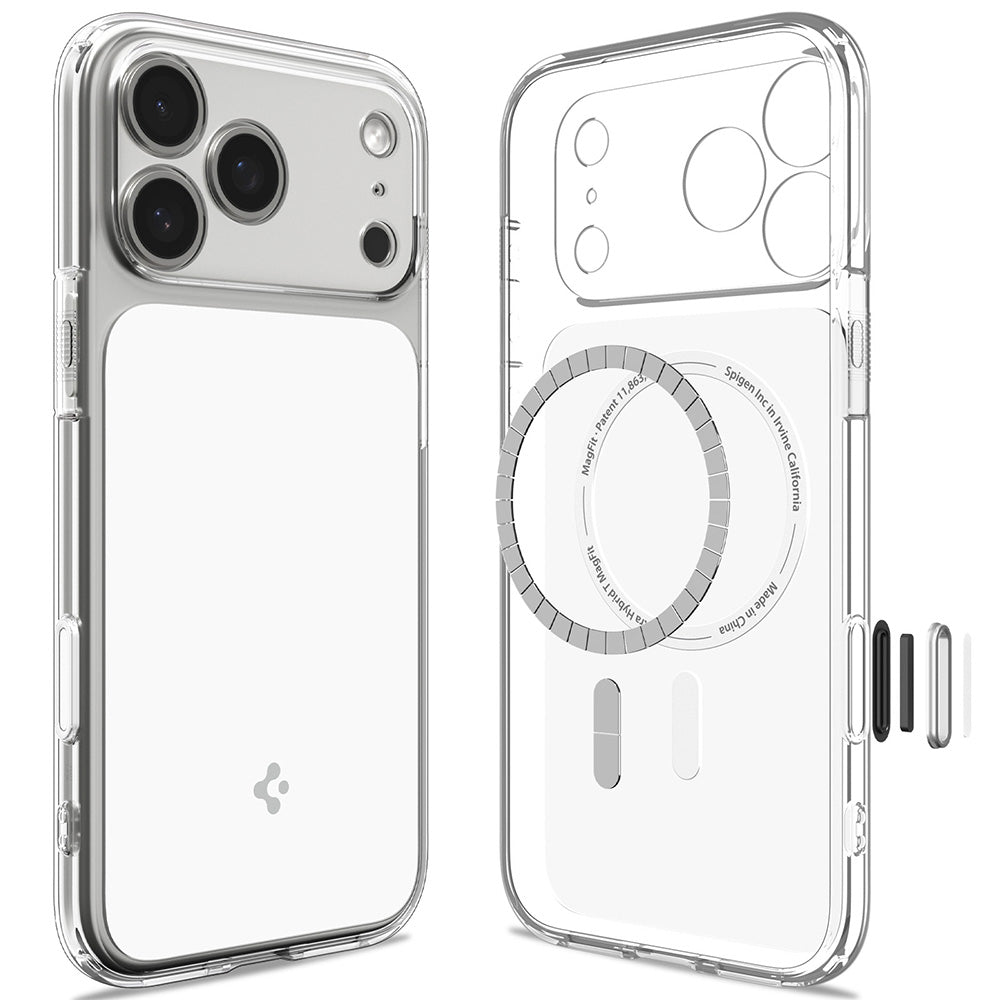 Husa de protectie Spigen Ultra Hybrid compatibil cu iPhone 17 Pro / iPhone 18 Pro, Alb