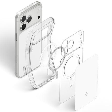 Husa de protectie Spigen Ultra Hybrid compatibil cu iPhone 17 Pro / iPhone 18 Pro, Alb