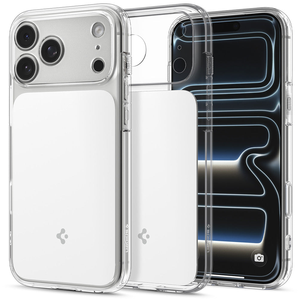 Husa de protectie Spigen Ultra Hybrid compatibil cu iPhone 17 Pro Max / iPhone 18 Pro Max, Alb