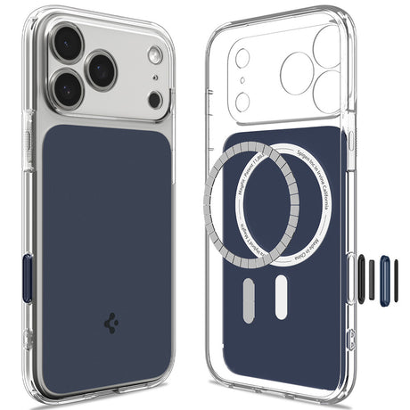 Husa de protectie Spigen Ultra Hybrid compatibil cu iPhone 17 Pro / iPhone 18 Pro, Albastru