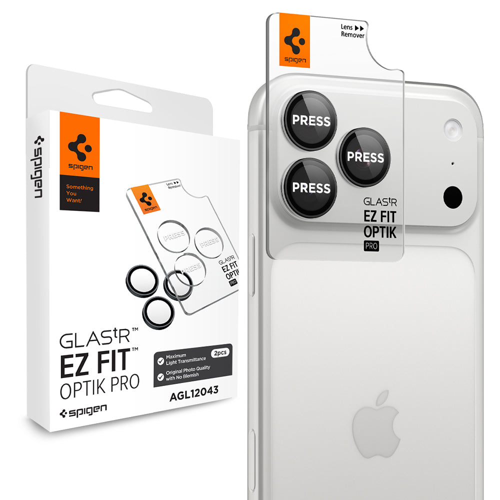 Folie de protectie Spigen compatibil cu iPhone 18 Pro / iPhone 18 Pro Max, Argintiu
