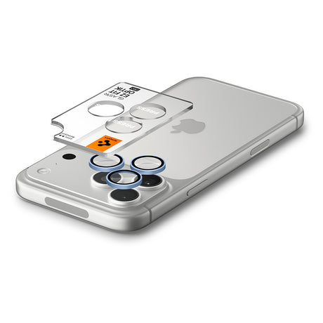 Folie de protectie Spigen Optik.tR compatibil cu iPhone 18 Pro / iPhone 18 Pro Max, Albastru