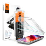 Folie de protectie Spigen Glas.tR EZ-FIT Pro HD compatibil cu iPhone 16 Pro Max / iPhone 17 Pro Max / iPhone 18 Pro Max, Transparent