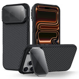 Husa de protectie Nillkin CarboProp compatibil cu iPhone 17 Pro / iPhone 18 Pro, Negru