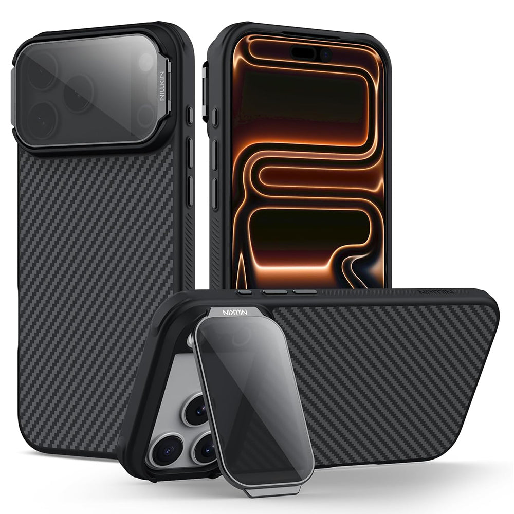 Husa de protectie Nillkin CarboProp Magnetic compatibil cu iPhone 17 Pro Max / iPhone 18 Pro Max, Negru