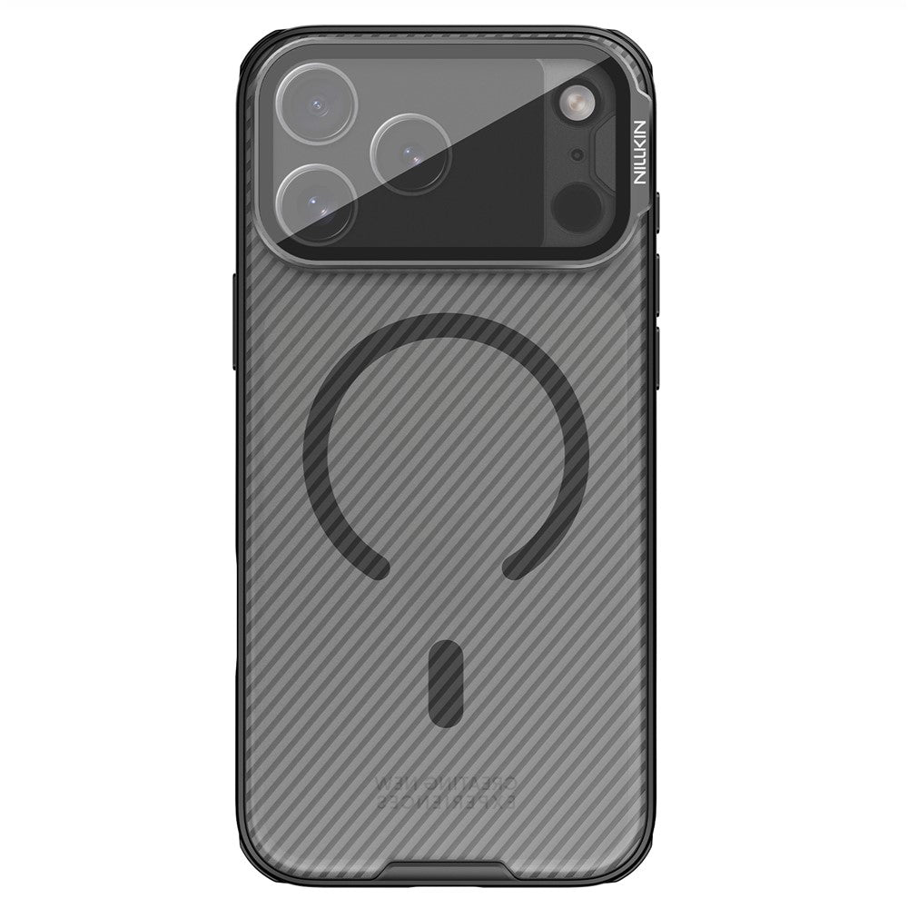 Husa de protectie Nillkin CamShield Prop Magnetic compatibil cu iPhone 17 Pro Max / iPhone 18 Pro Max, Negru Transparent