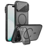 Husa de protectie Nillkin CamShield Prop compatibil cu iPhone 17 Pro / iPhone 18 Pro, Negru Transparent