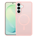 Husa de protectie Dux Ducis Yind MagSafe compatibil cu Samsung Galaxy S26 FE / Samsung Galaxy S25 FE, Roz