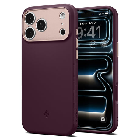 Husa de protectie Spigen Caseology Nano Pop compatibil cu iPhone 17 Pro / iPhone 18 Pro, Bordo