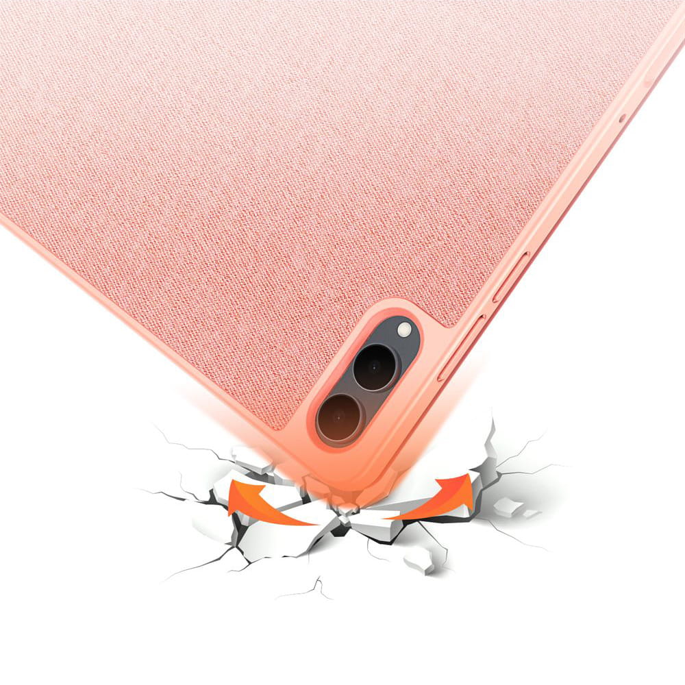 Husa de protectie tableta Dux Ducis Domo Series compatibil cu Samsung Galaxy Tab S12 Ultra / Tab S11 Ultra, Roz