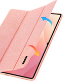 Husa de protectie tableta Dux Ducis Domo Series compatibil cu Samsung Galaxy Tab S12 Ultra / Tab S11 Ultra, Roz