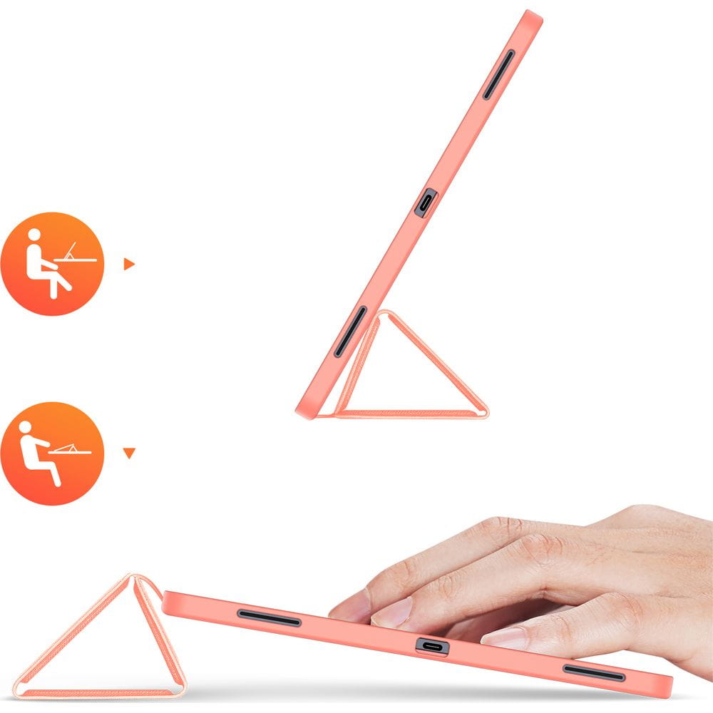 Husa de protectie tableta Dux Ducis Domo Series compatibil cu Samsung Galaxy Tab S12 Ultra / Tab S11 Ultra, Roz