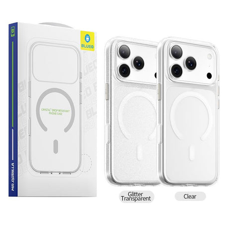 Husa de protectie Blueo Crystal Pro compatibil cu iPhone 17 Pro Max / iPhone 18 Pro Max, Transparent