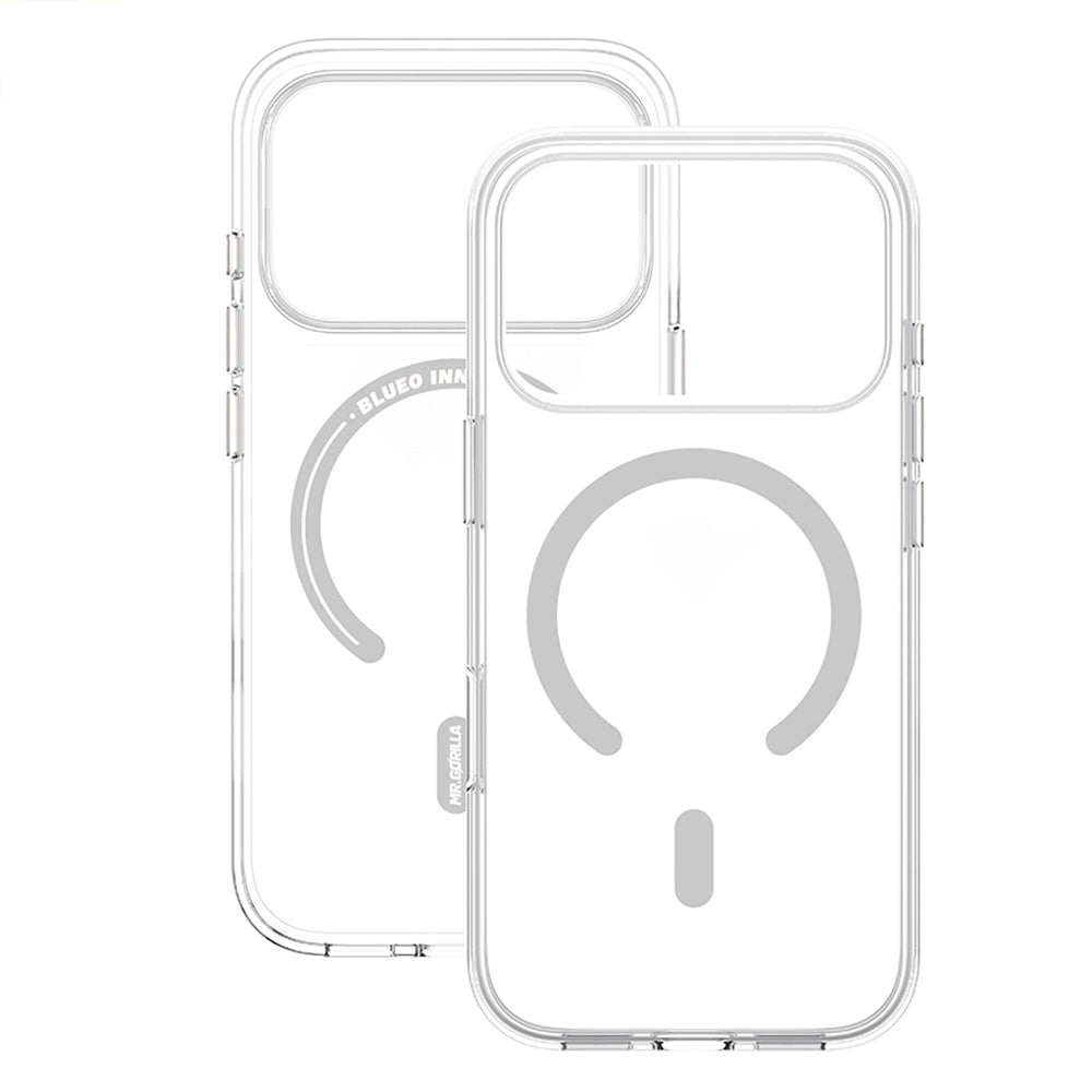 Husa de protectie Blueo Crystal Pro compatibil cu iPhone 17 Pro Max / iPhone 18 Pro Max, Transparent