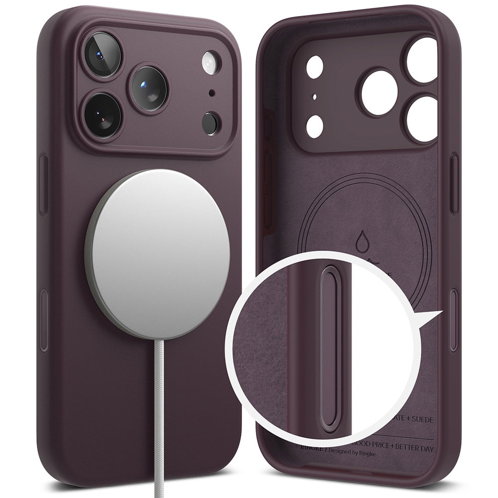 Husa de protectie Ringke compatibil cu iPhone 18 Pro, Visiniu