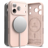 Husa de protectie Ringke Silicone MagSafe compatibil cu iPhone 18 Pro Max, Roz
