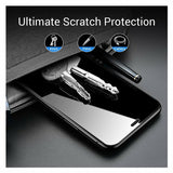 Folie de protectie Lito HD Pro compatibil cu iPhone 18 Pro / iPhone 17 Pro, Negru