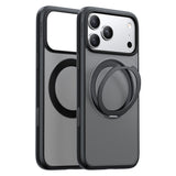 Husa de protectie Torras Ostand O1 Guardian compatibil cu iPhone 17 Pro / iPhone 18 Pro, Negru