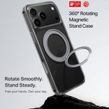 Husa de protectie Torras Ostand O1 Guardian compatibil cu iPhone 18 Pro Max / iPhone 17 Pro Max, Transparent