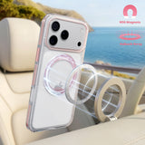Husa de protectie Torras Ostand O3 Light compatibil cu iPhone 17 Pro / iPhone 18 Pro, Roz