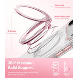 Husa de protectie Torras Ostand O3 Light compatibil cu iPhone 18 Pro Max / iPhone 17 Pro Max, Transparent